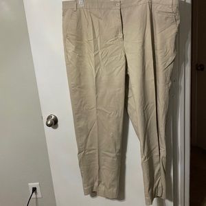 Khaki loose trousers pants size 26